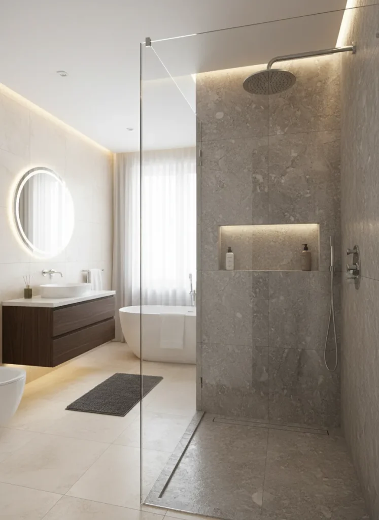 Choose a Frameless Glass Shower Enclosure