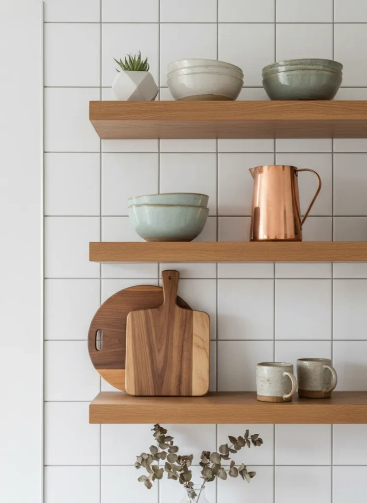 Curated Open Shelving