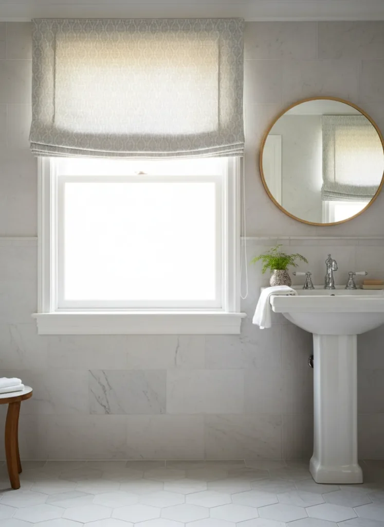 Dress Windows with Roman Shades