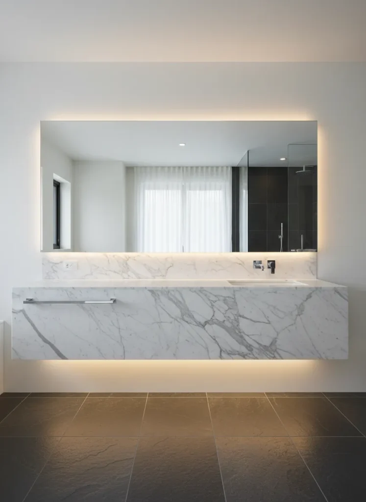 Floating Marble Vanity