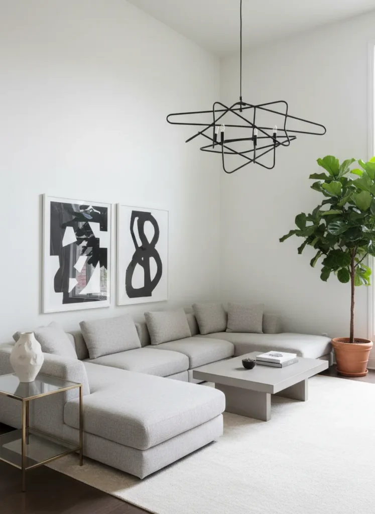 Incorporate Sculptural Lighting