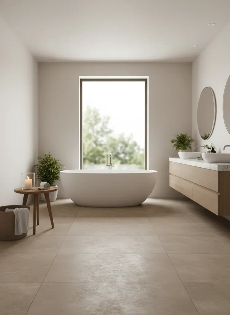 Install a Sculptural Freestanding Bathtub