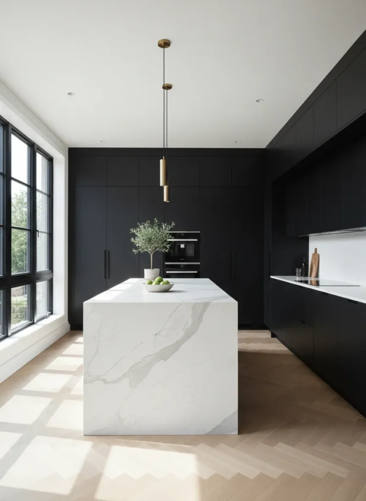 Matte Black Cabinetry