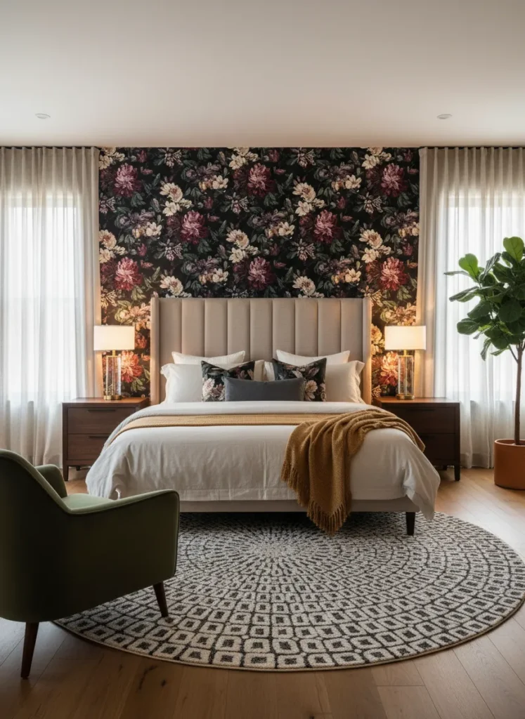 Moody Floral Wallpaper