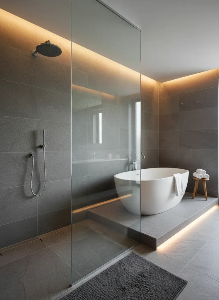 Open Concept Wet Room