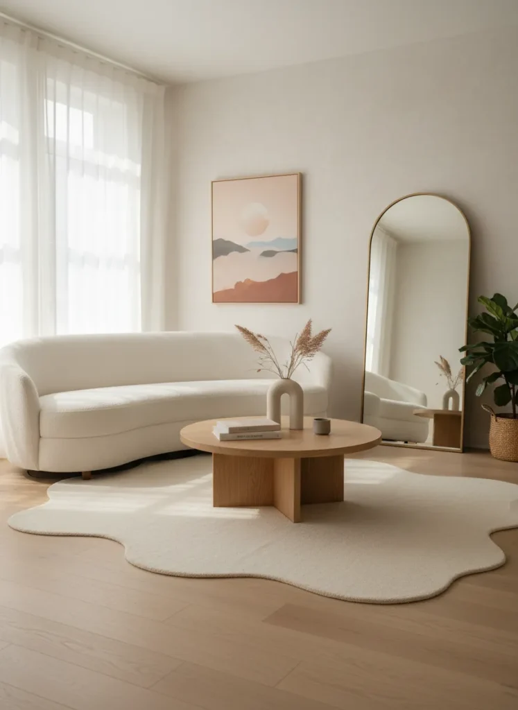 Soften with Curved Furniture