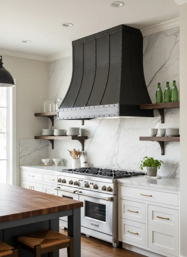 Statement Black Range Hood