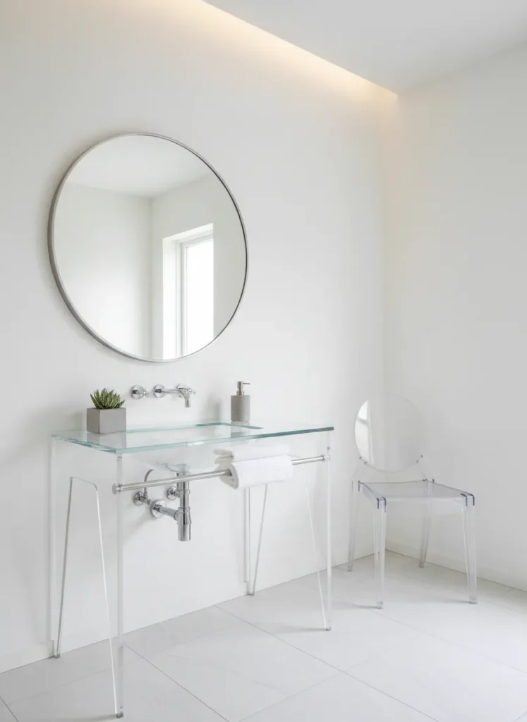 Use Clear Acrylic Furniture