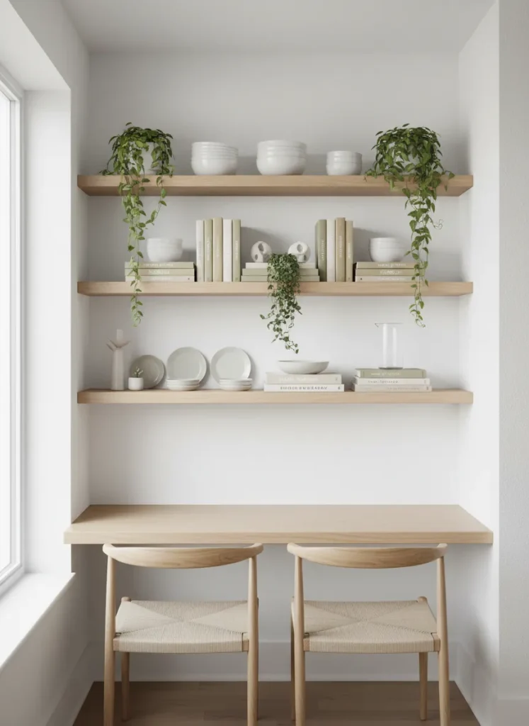 Vertical Shelving Storage for Compact Living