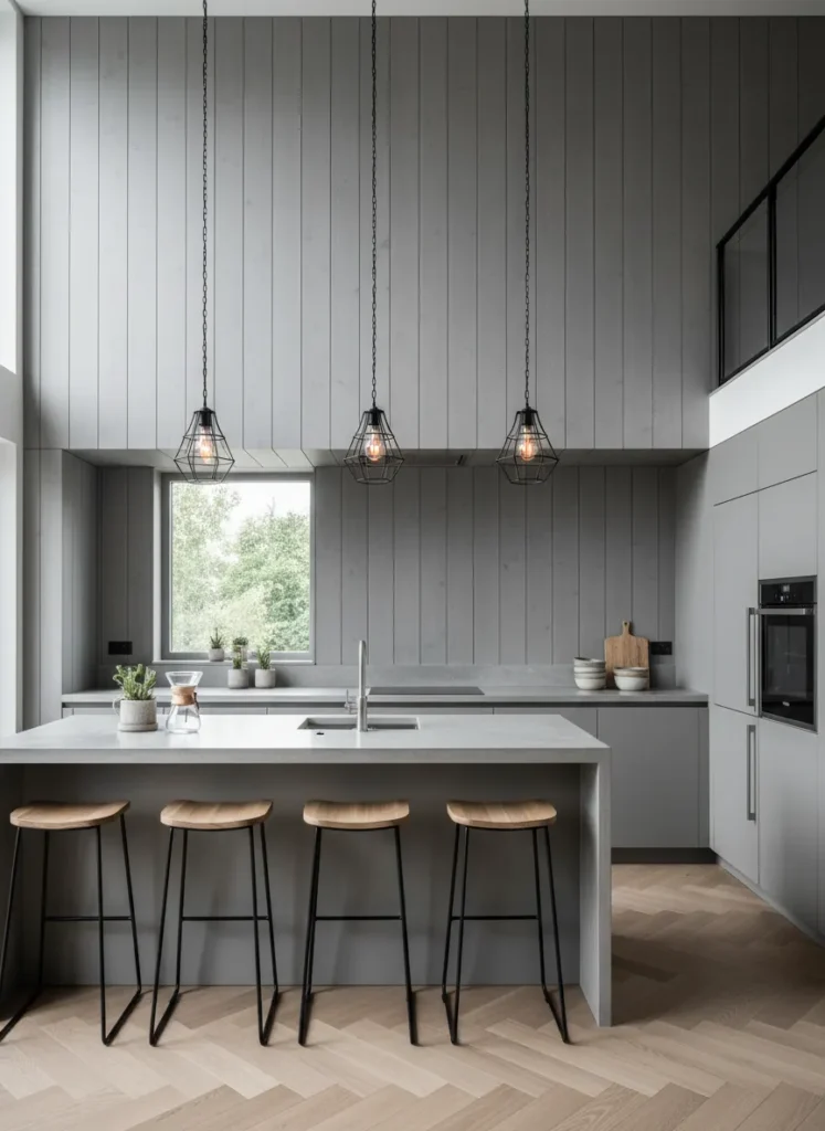 Vertical Wood Planks