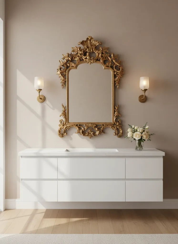 Vintage Mirror Focal Point