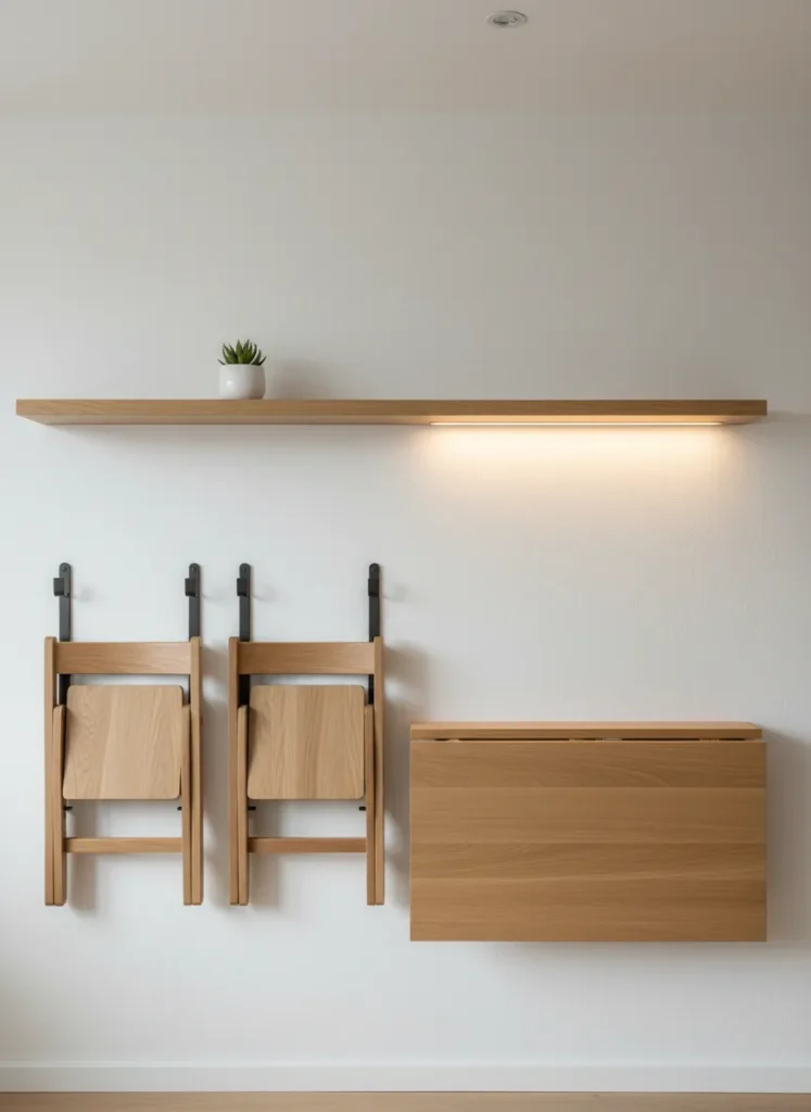 Wall-Mounted Drop Leaf Tables