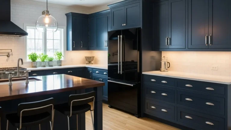 black appliances kitchen ideas