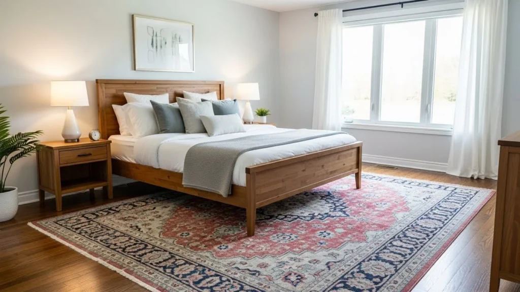 Add an Oversized Area Rug