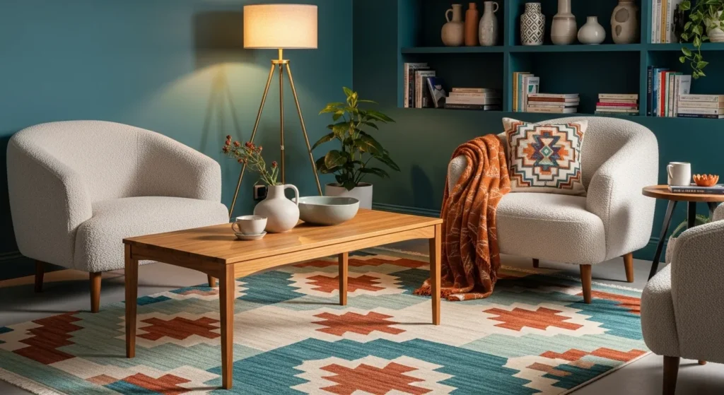 Anchor with a Geometric Rug