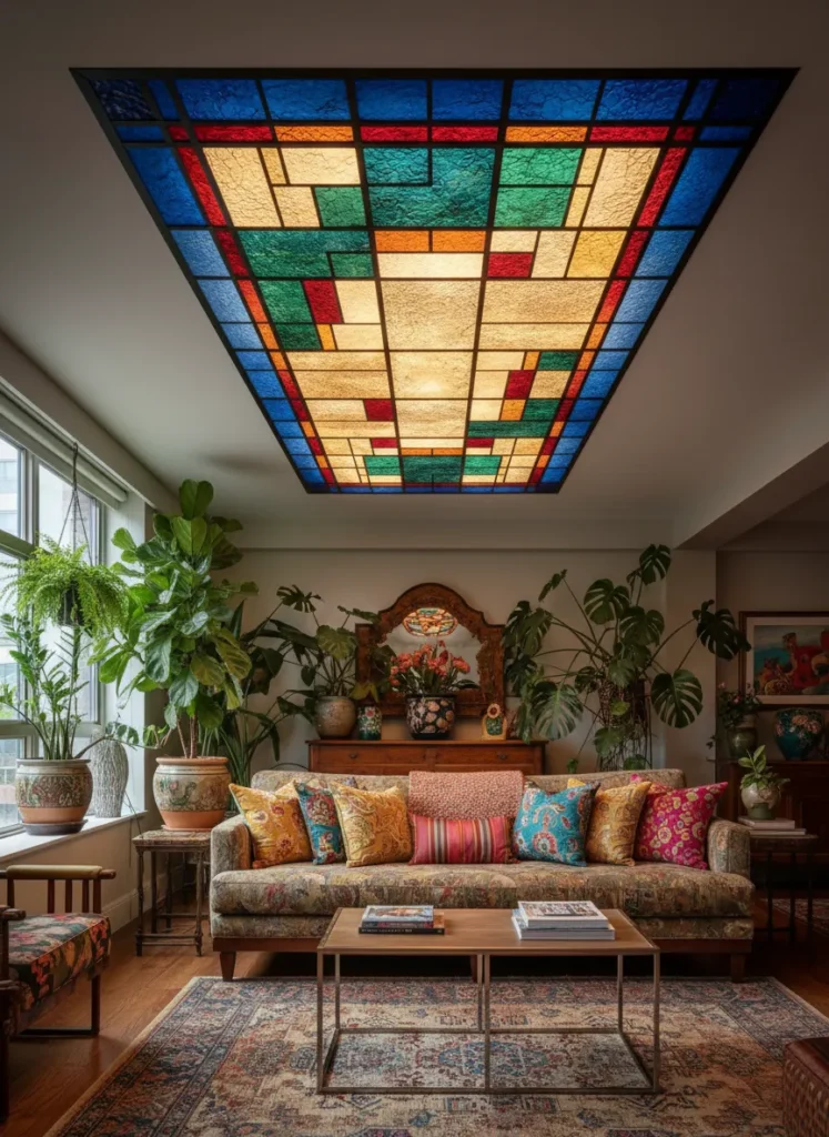 Backlit Stained Glass Effect