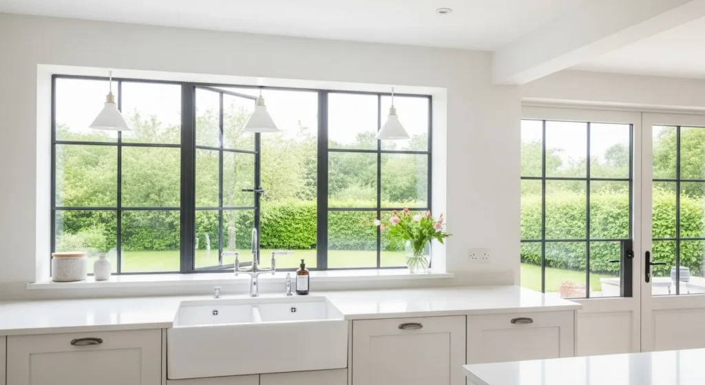 Black Window Frames for Definition