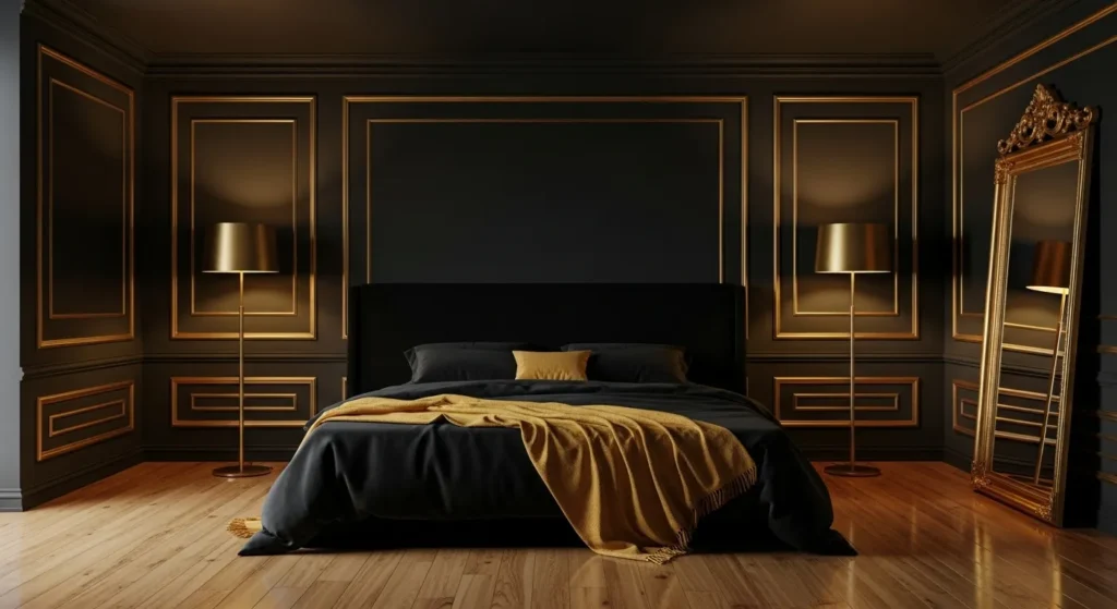 Black and Gold Color Palette