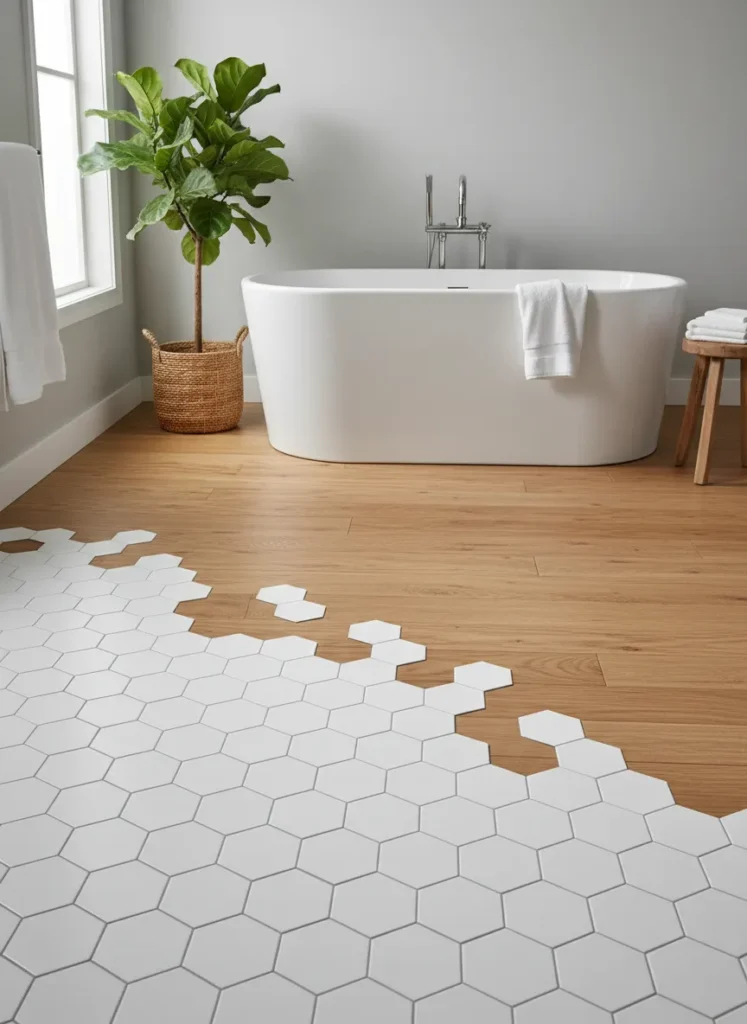 Blended Hexagon Transition