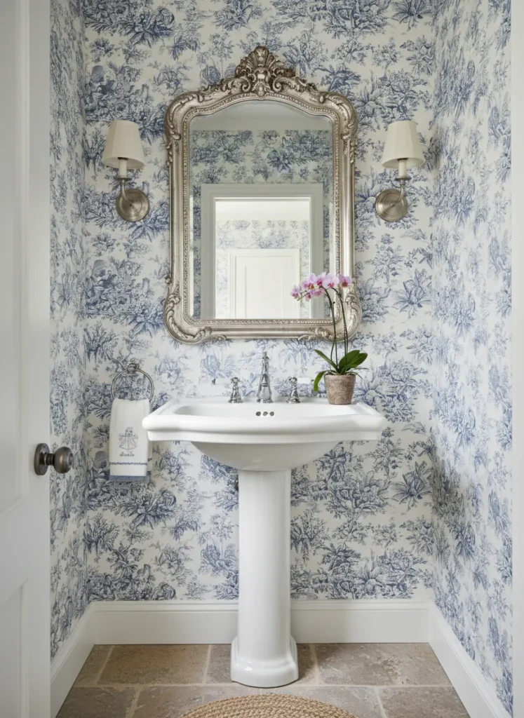 Blue and White Toile
