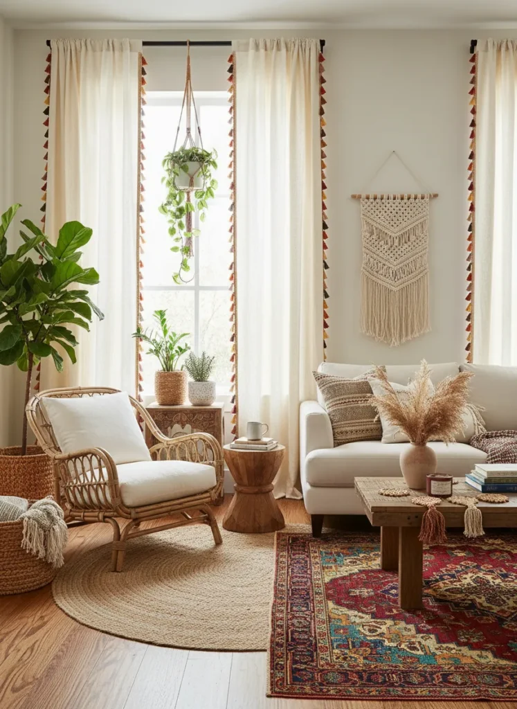 Boho Tassel Trim Details