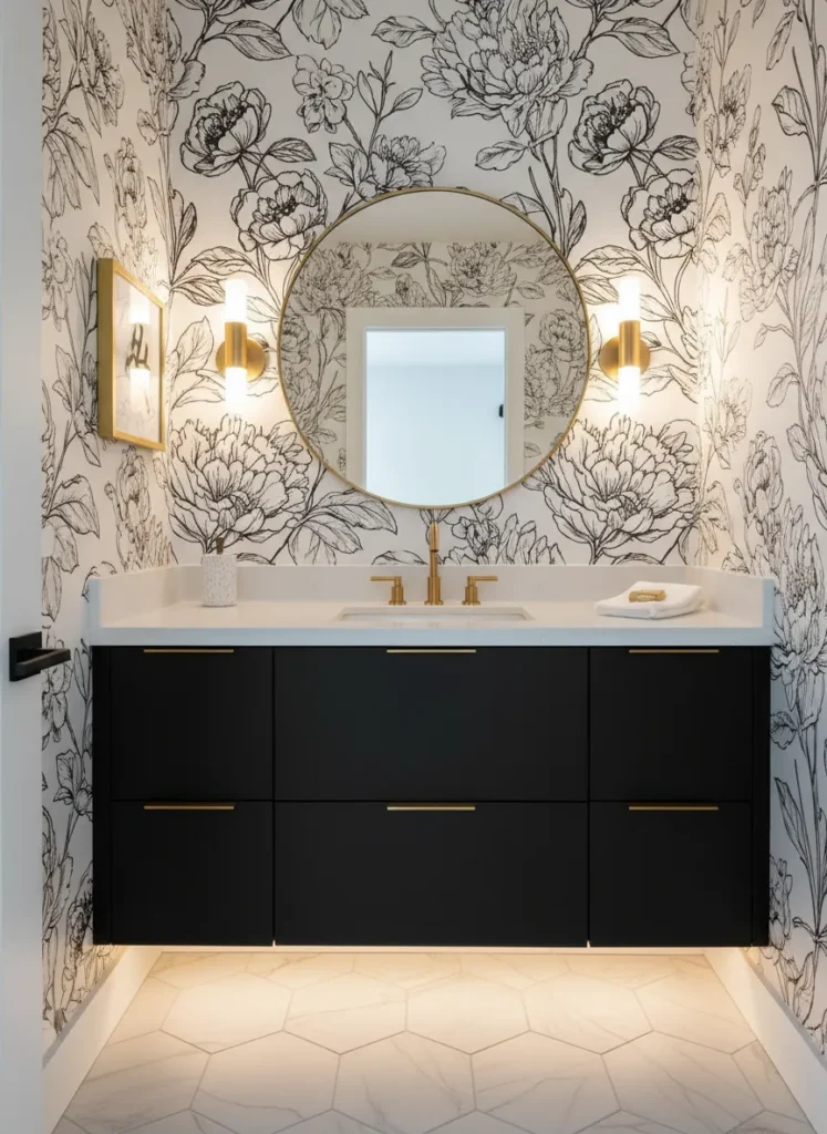 Bold Floral Wallpaper