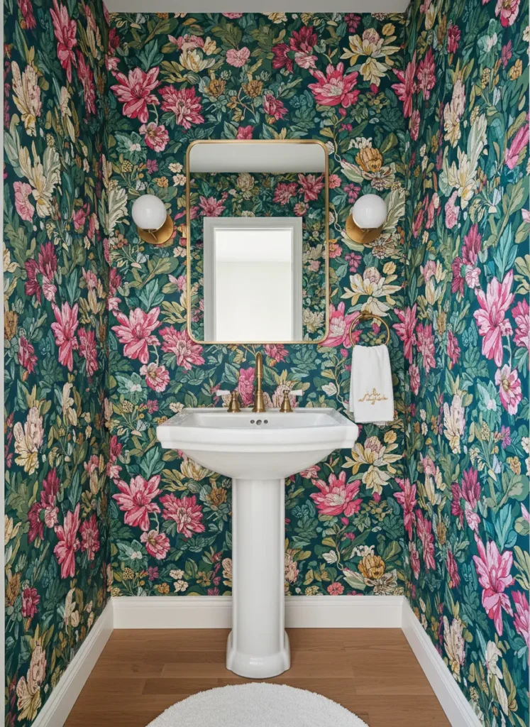 Bold Floral Wallpaper