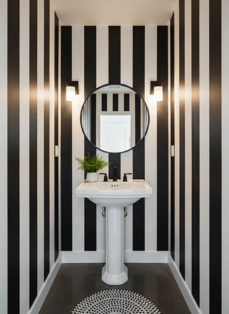 Bold Vertical Stripes