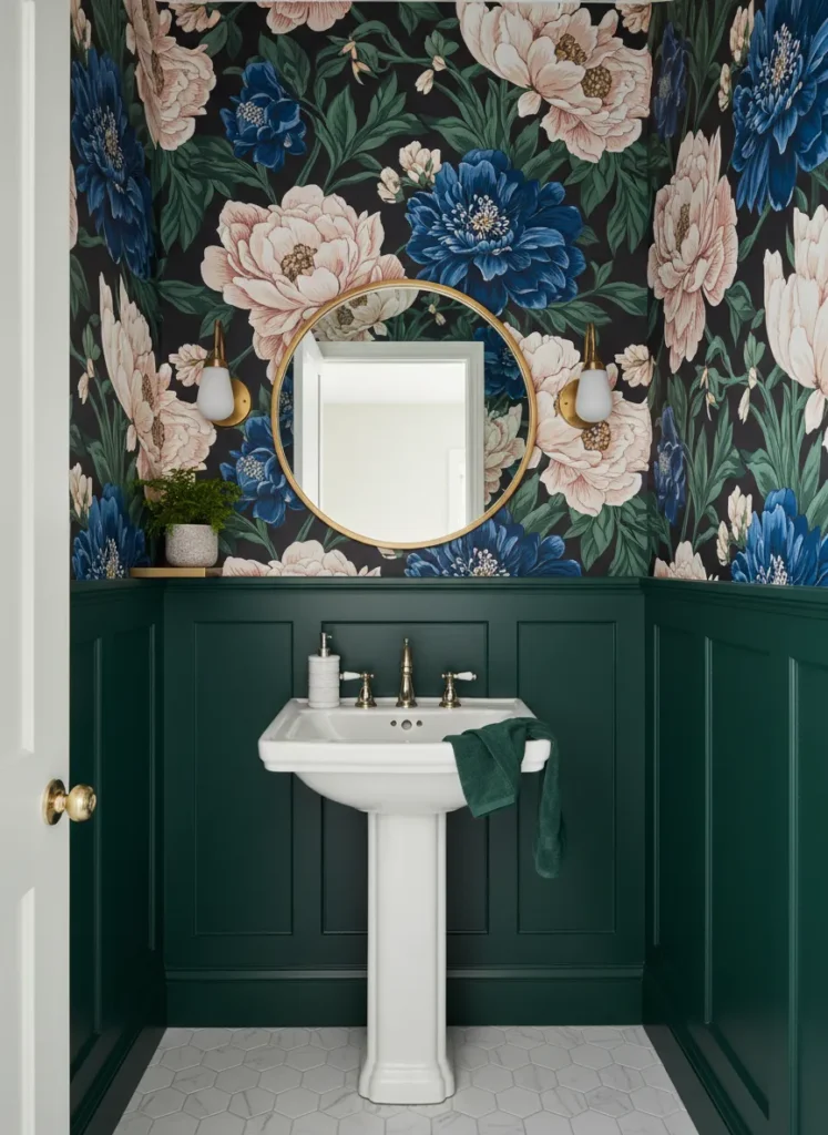 Bold Wallpaper Accent Wall