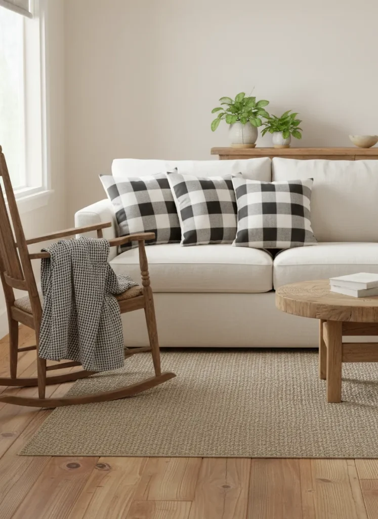 Buffalo Check Accents