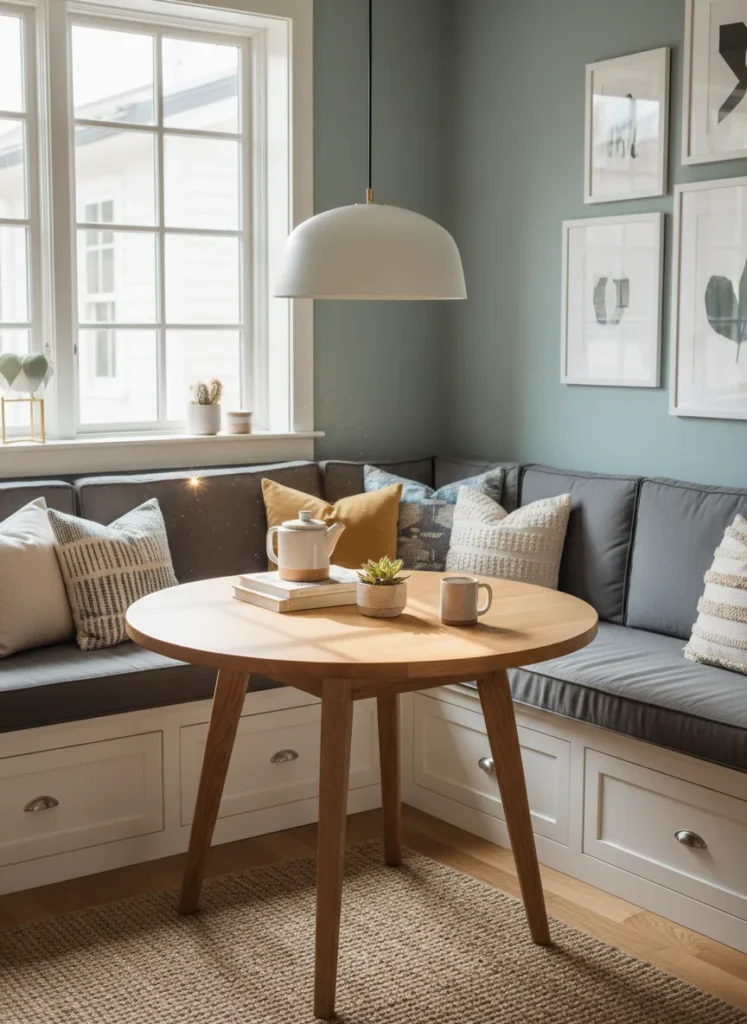 Built-in Storage Banquette