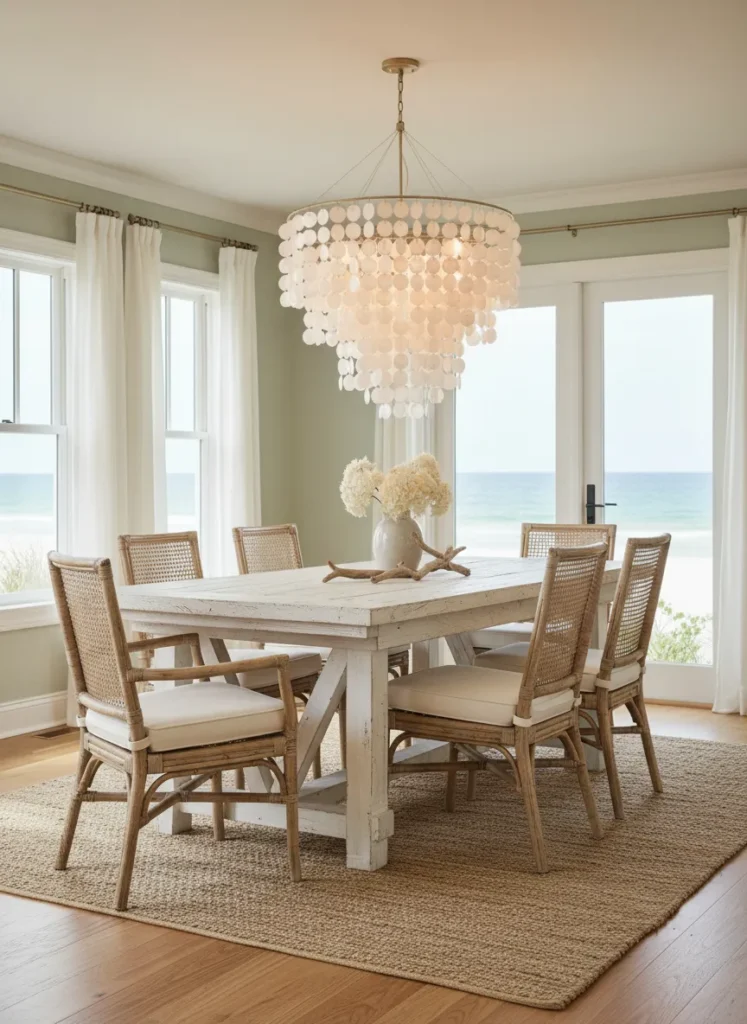 Capiz Shell Chandelier