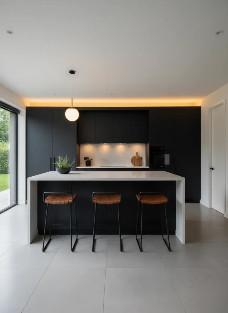 Central Island with Social Seating