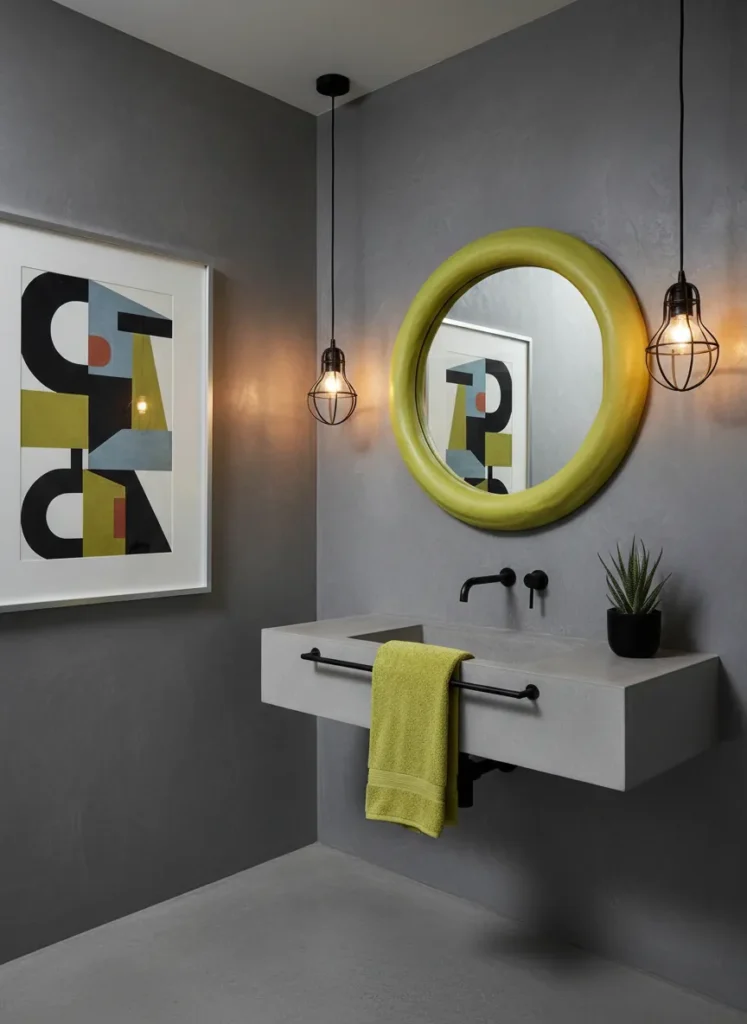 Chartreuse Accents for Edgy Pop