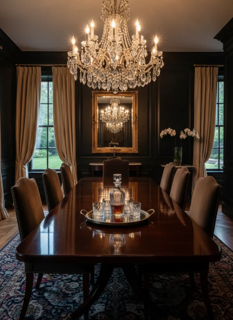 Classic Crystal Decanter Tray