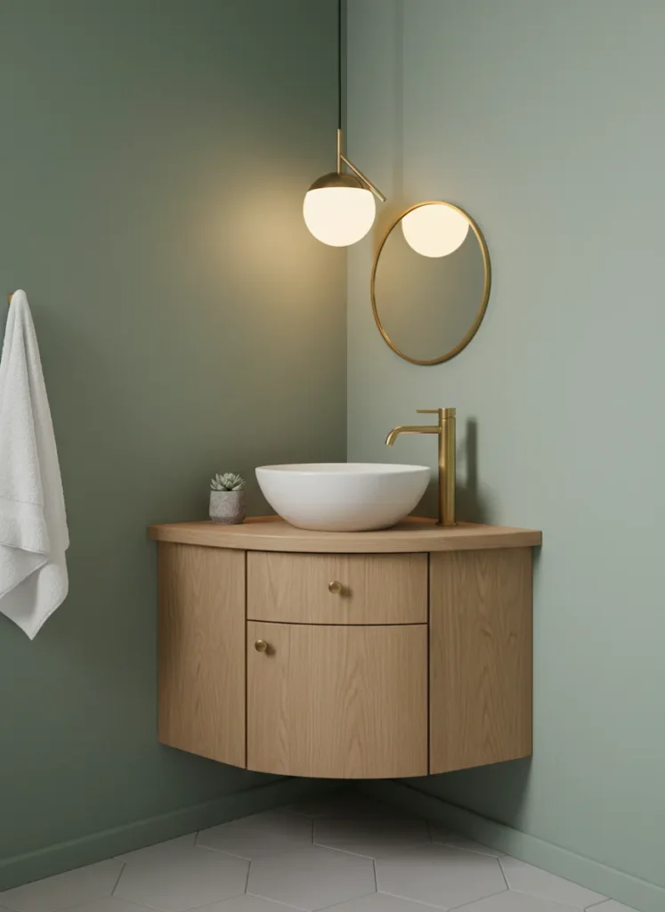 Corner Vanity Unit