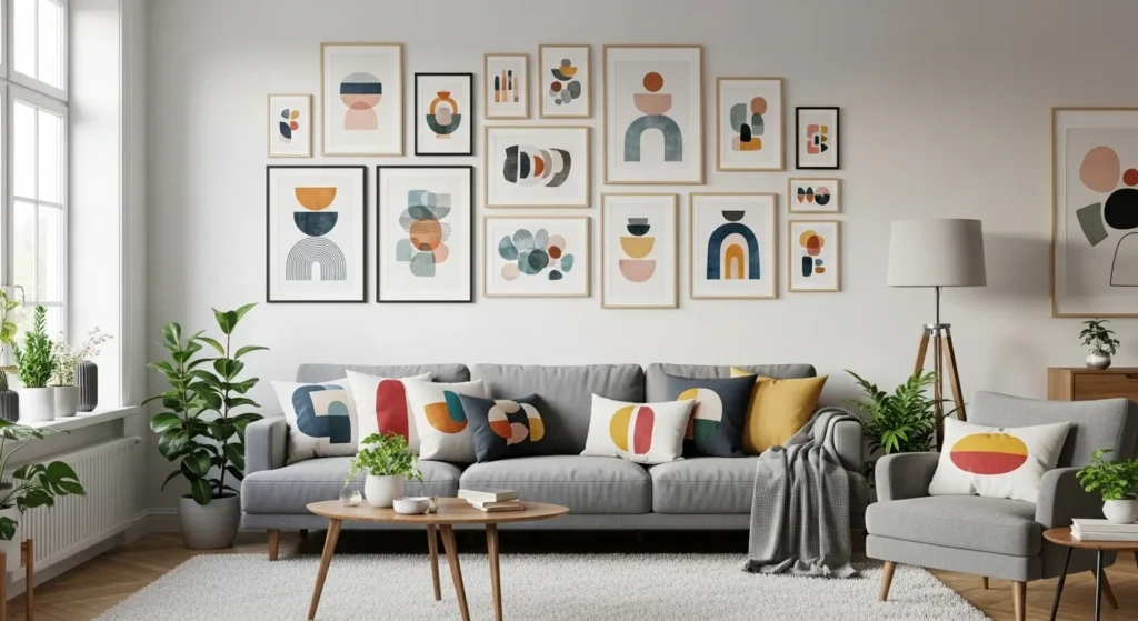 Create a Gallery Wall of Abstract Art