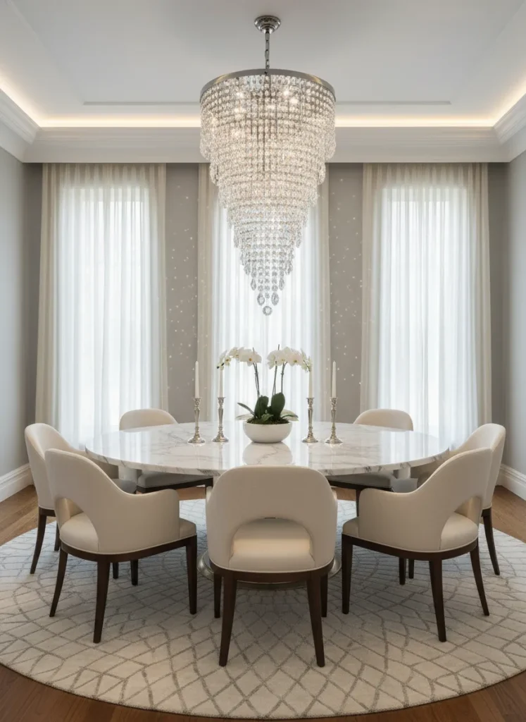 Crystal Waterfall Chandelier