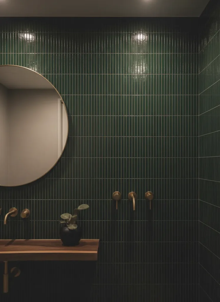 Dark Green Kit Kat Tiles