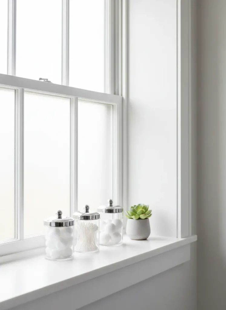 Deep Window Sill Storage