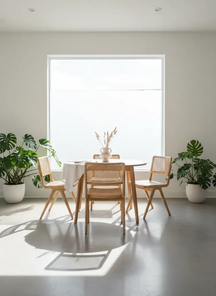 Detail with Rattan and Cane