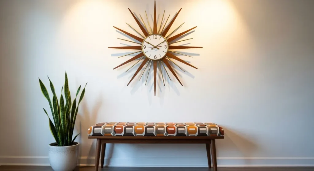 Display an Atomic Starburst Clock