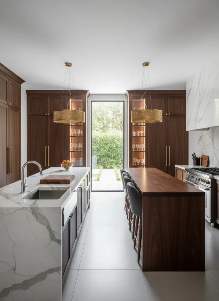 Double Kitchen Islands