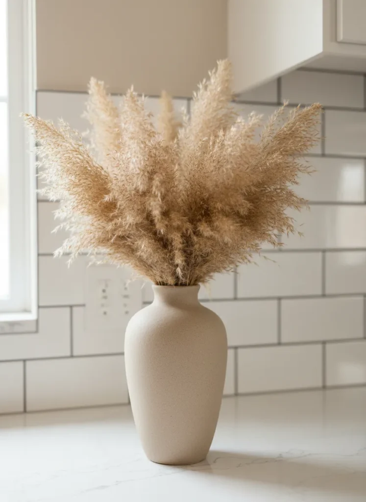Dried Pampas Grass Decor