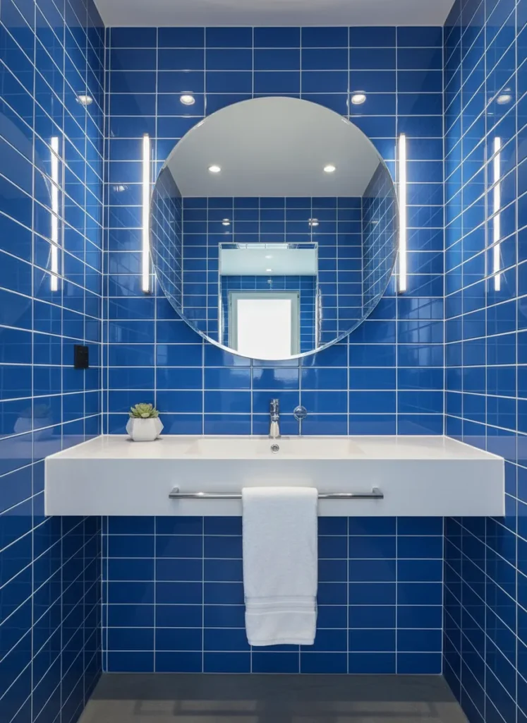Electric Blue Tiles