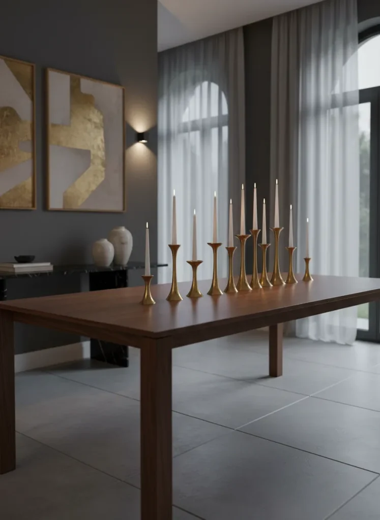 Elegant Taper Candle Arrangement