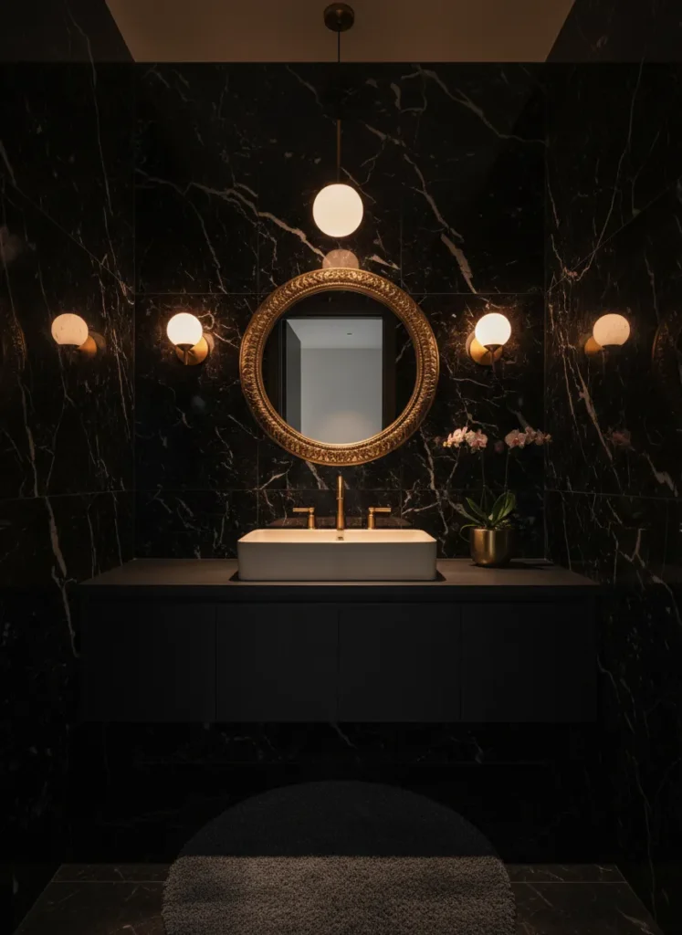 Floor-to-Ceiling Marble