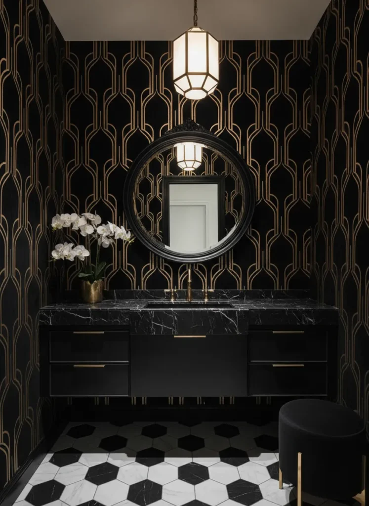 Geometric Art Deco Lines