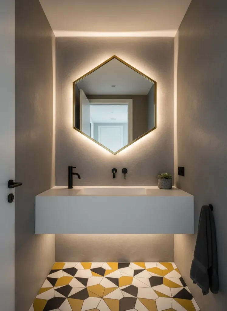 Geometric Hexagon Style