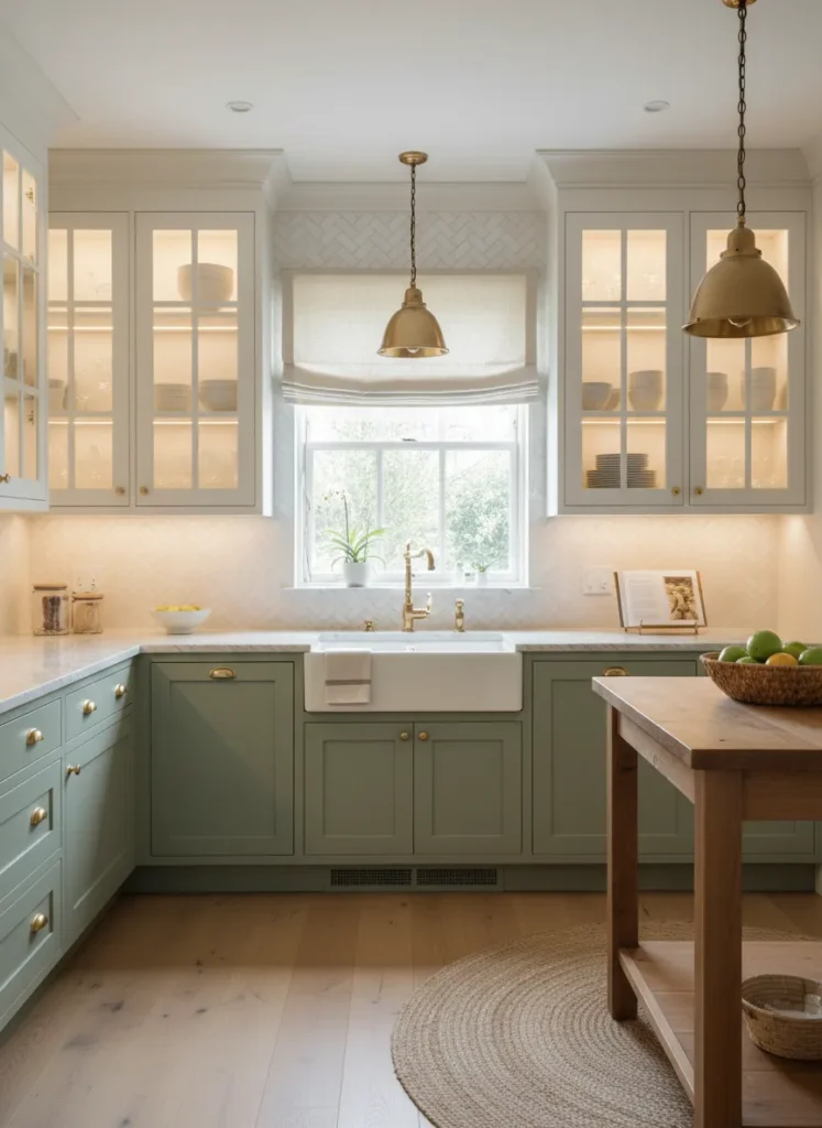 Glass Front Cabinetry